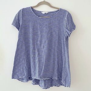 Ripe Striped Short Sleeve Maternity T-Shirt